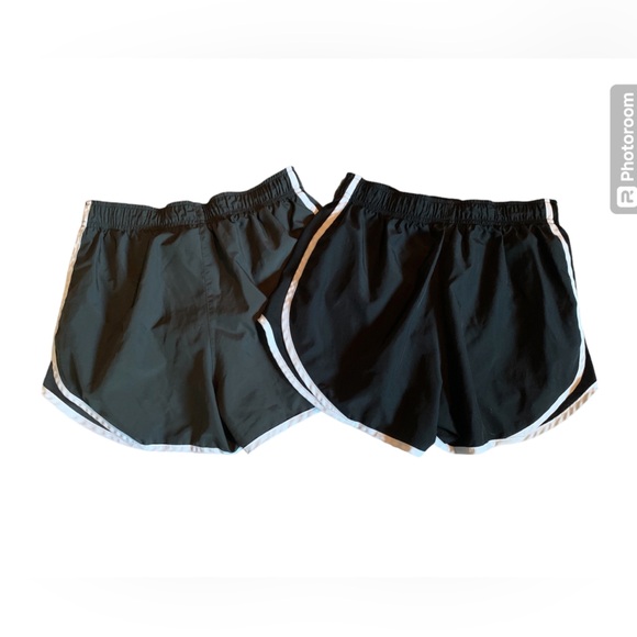 Nike Dri-Fit running shorts. Set of 2. Black/gray. Size S. - Picture 2 of 15